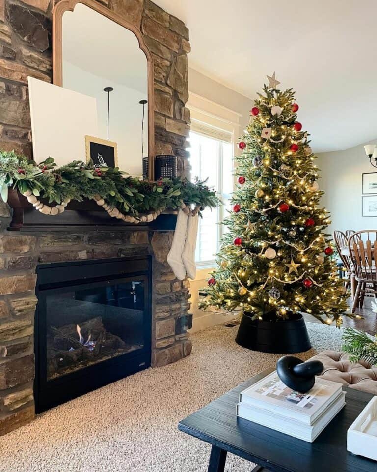 Red Gold Tree