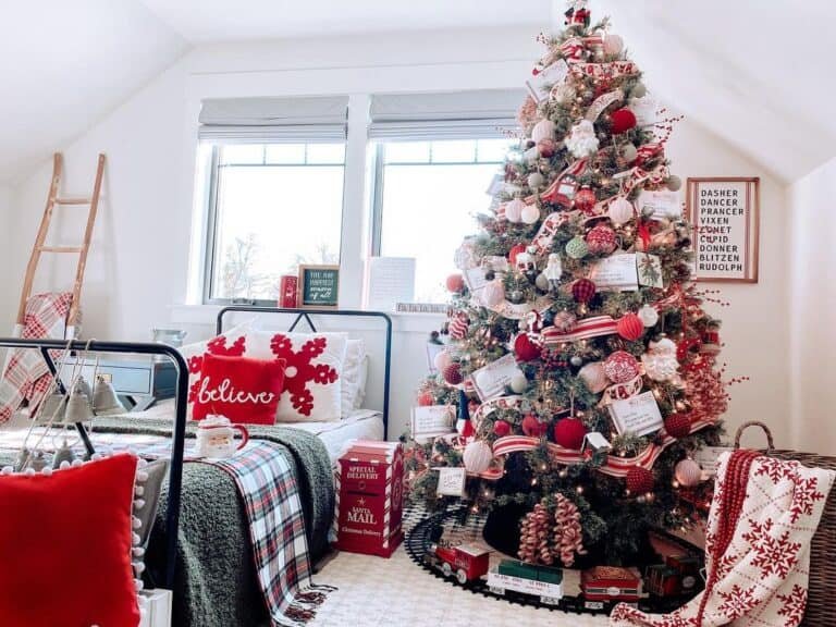 Red Tree Bedroom