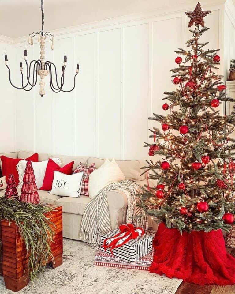 Red Tree Skirt