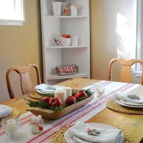 Red White Striped Runner