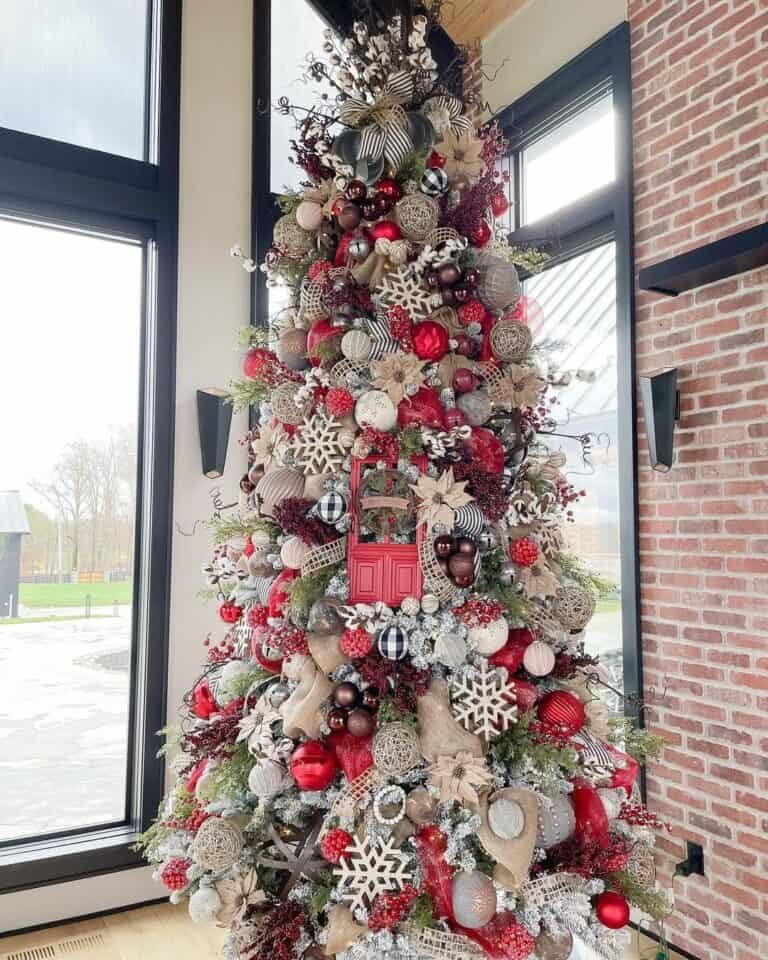 Red White Tree Ornaments