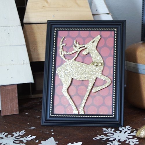 Reindeer Silhouette Art