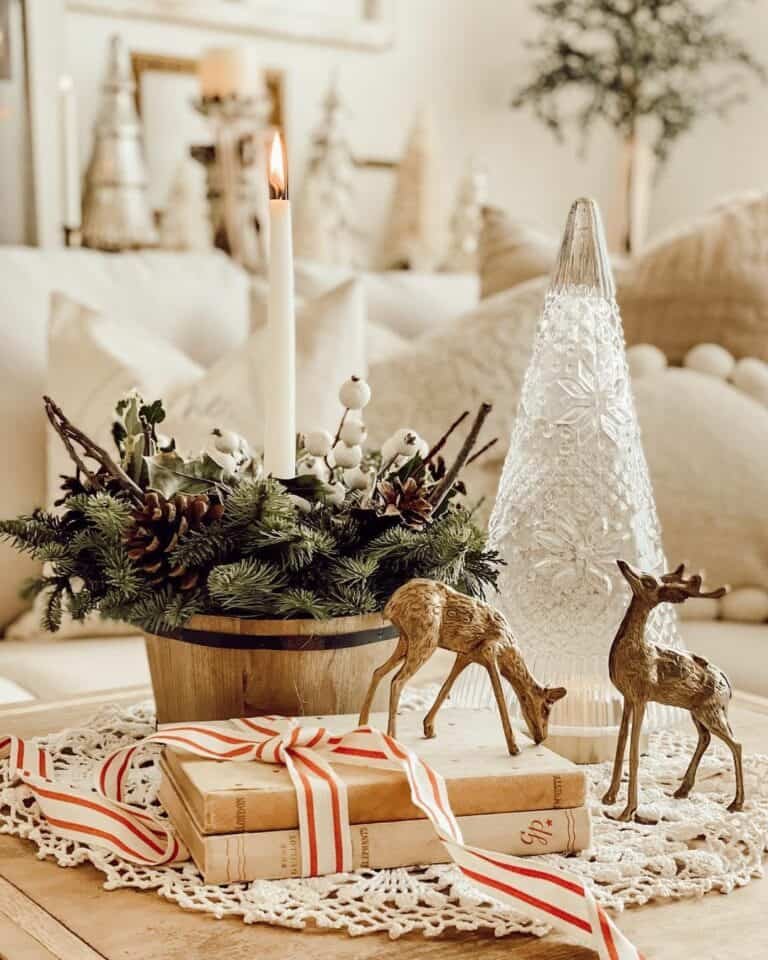 Reindeer Table Centerpieces
