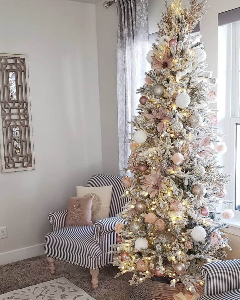 Rose Gold Ornaments