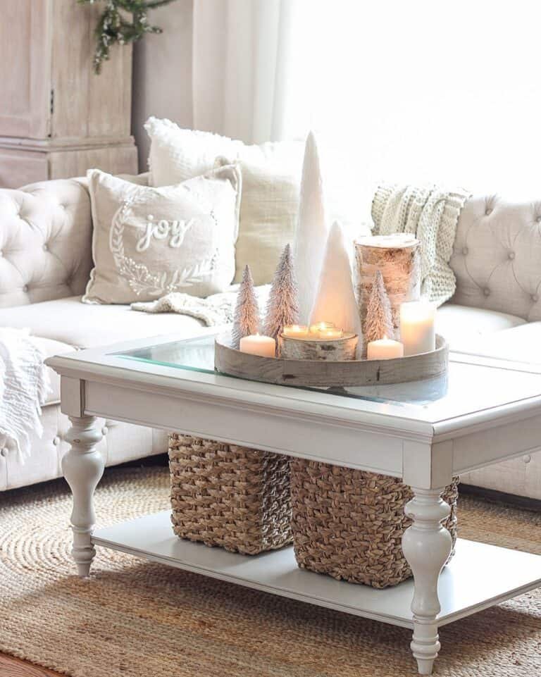 Round Wood Tray