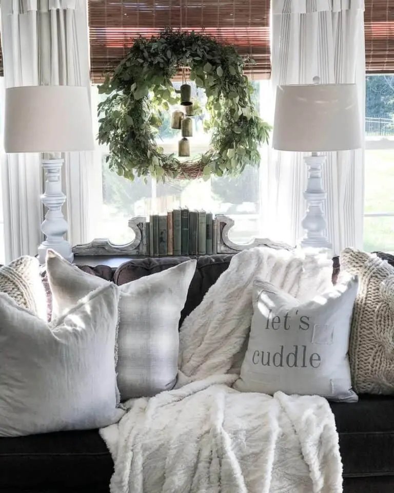 Rustic Gold Wreath Bells