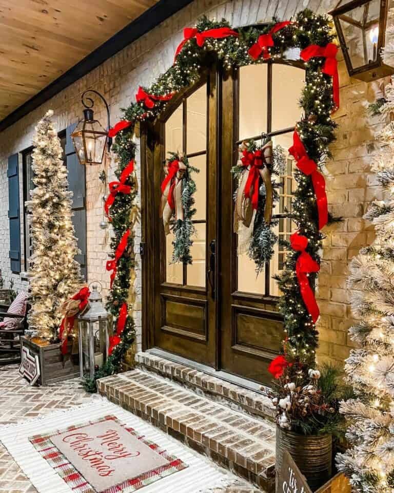 Rustic Lantern Porch