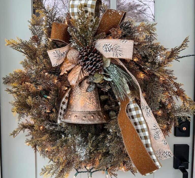 Rustic Light-Up Wreath