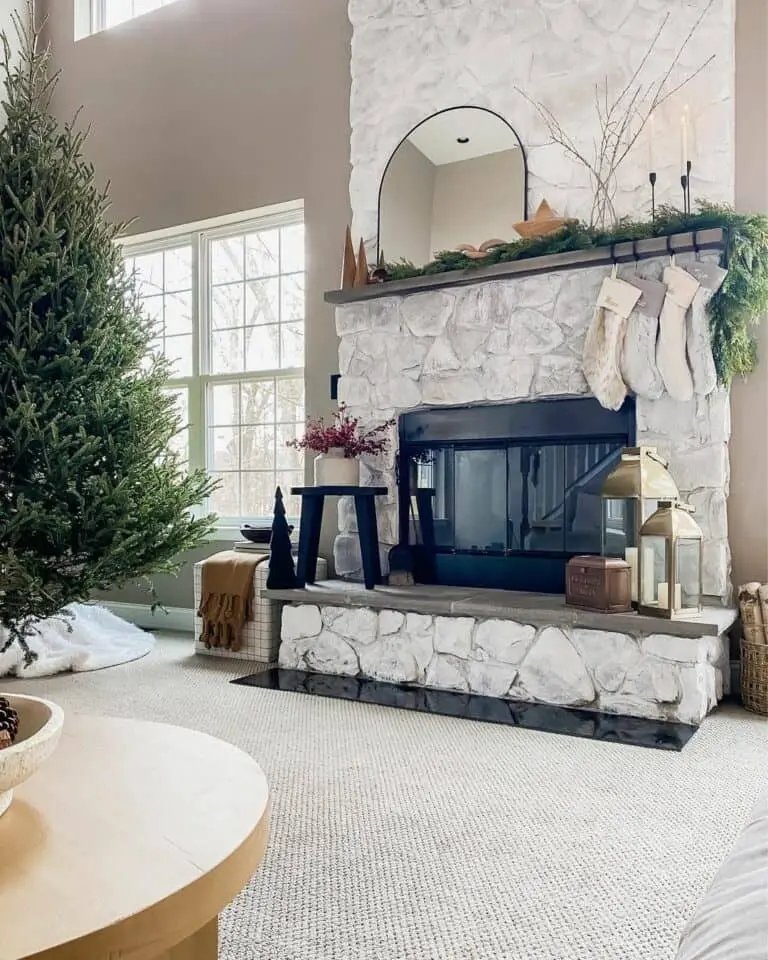 Rustic Mantel Decorations