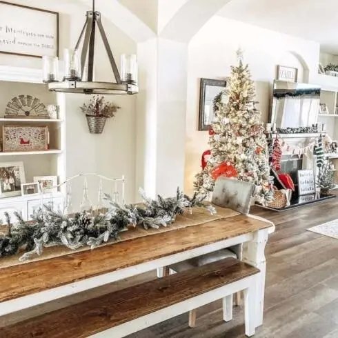 Rustic Wooden Bench