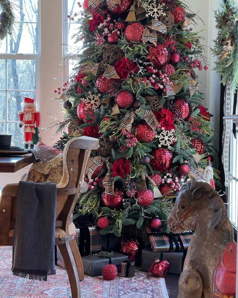 Santa Nutcracker Display