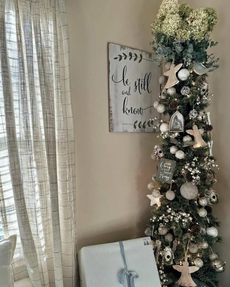 Slim Silver Tree
