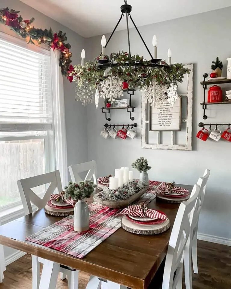 Snowflake Chandelier Accents