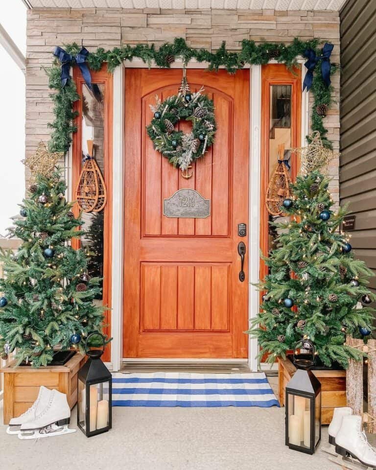 Stained Wood Door