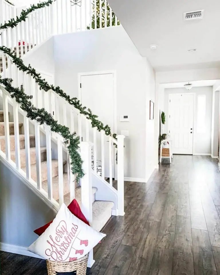 Stair Garland and Carpets