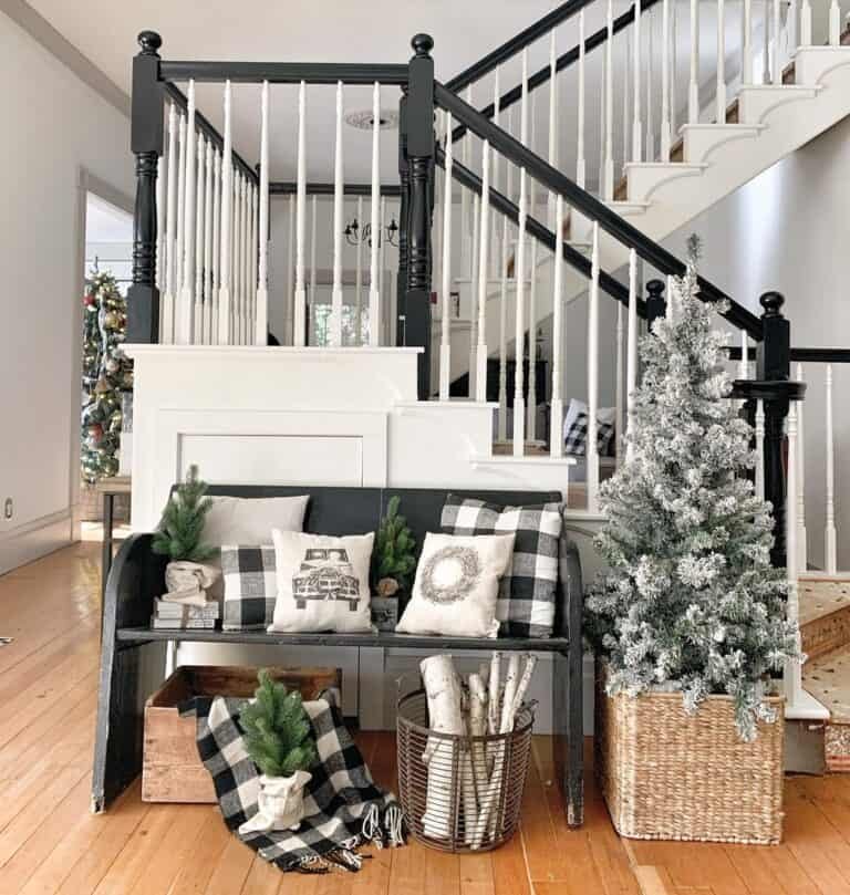Staircase Holiday Display