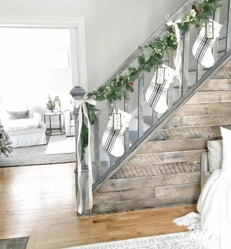 Stocking Garland Display