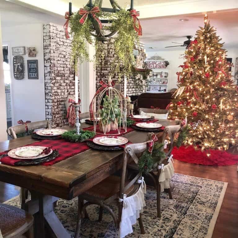 Tartan Table Runner