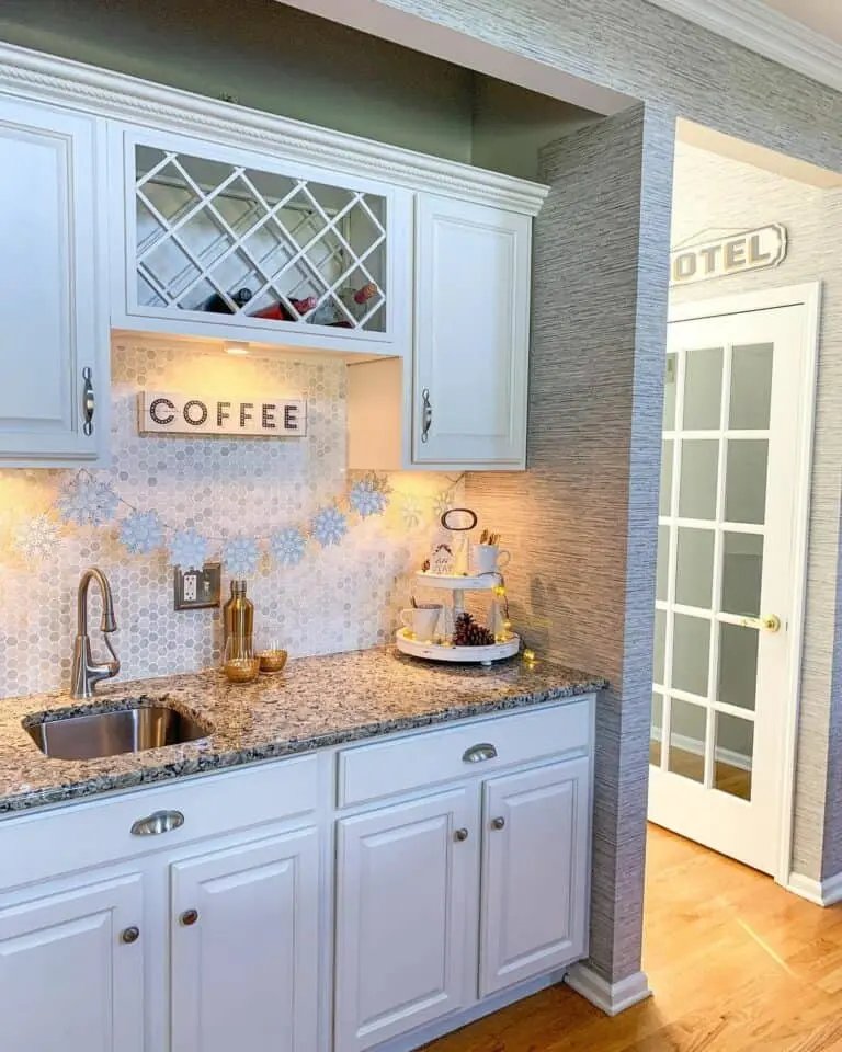 Tiered Tray Coffee Station