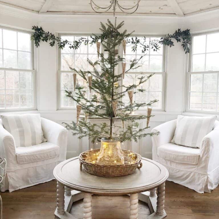 Tree Basket Centerpiece