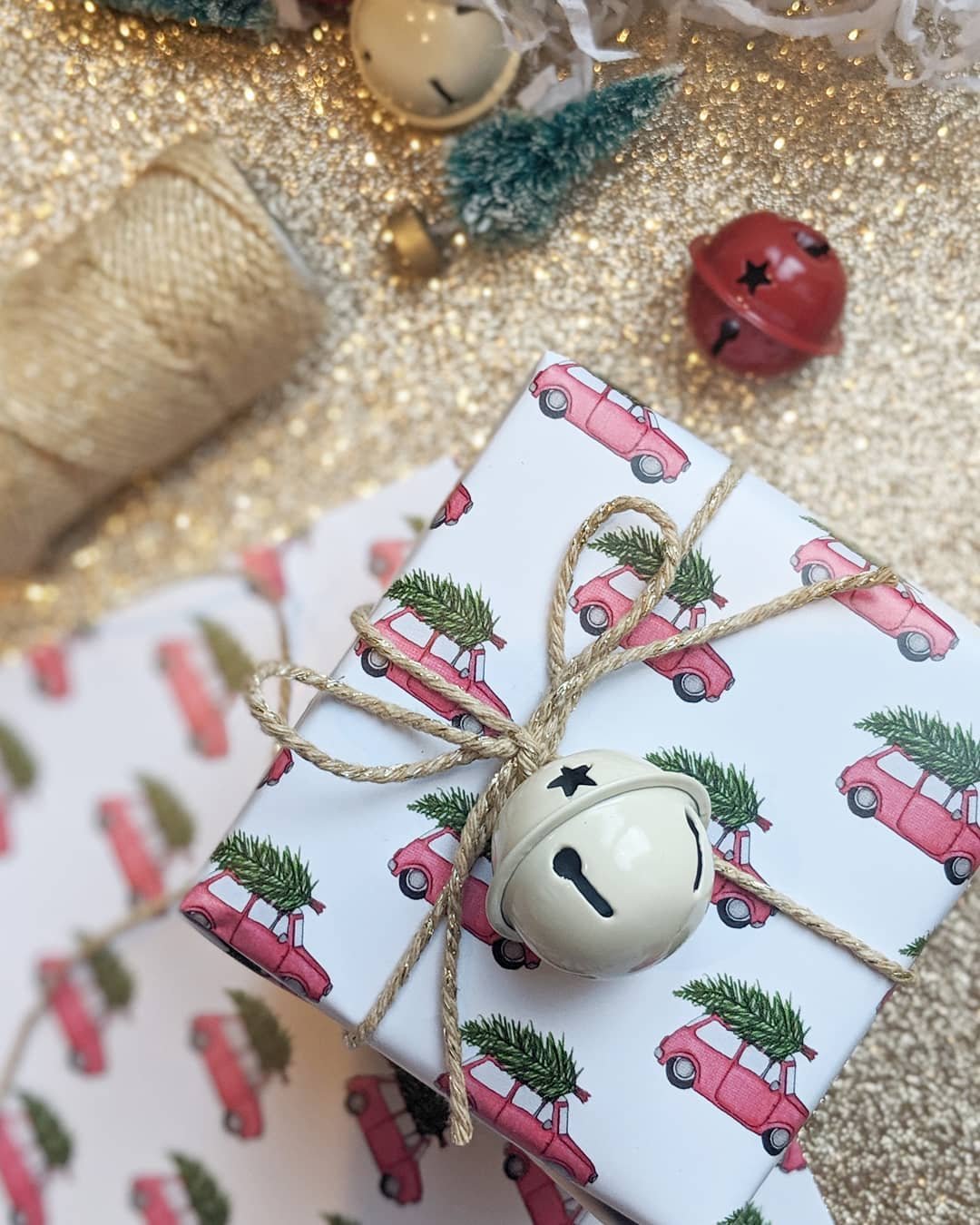 Twine Ornament Wrapping