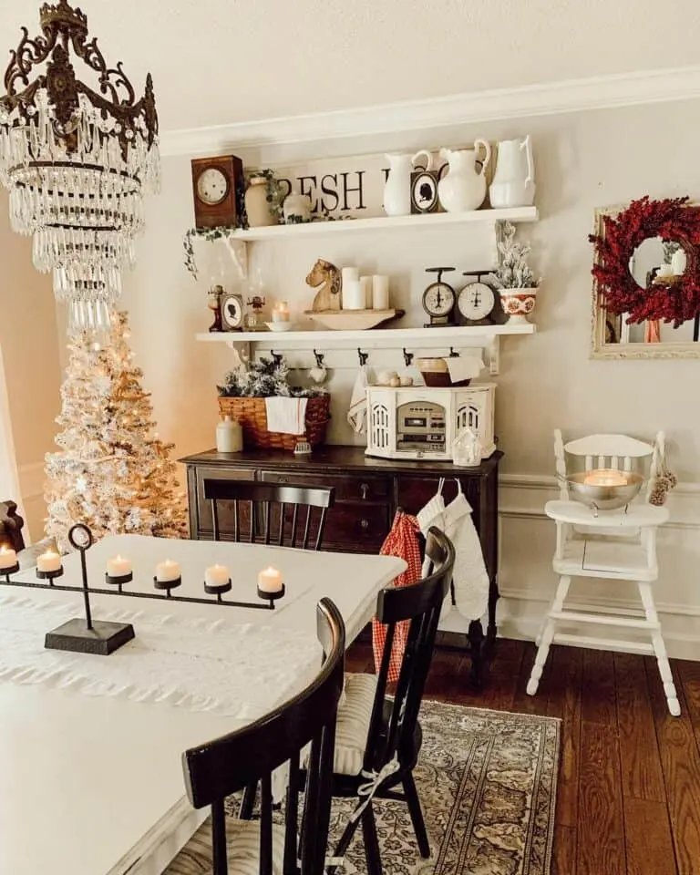 Vintage Chandelier Display