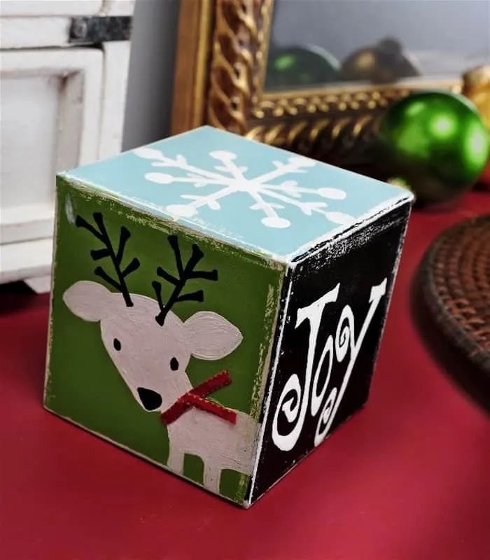 Vintage Christmas Block