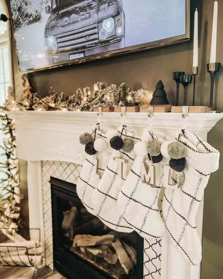 Vintage Mantel Stockings
