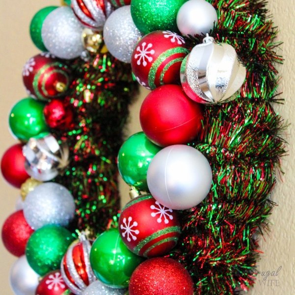 Vintage Ornament Wreath