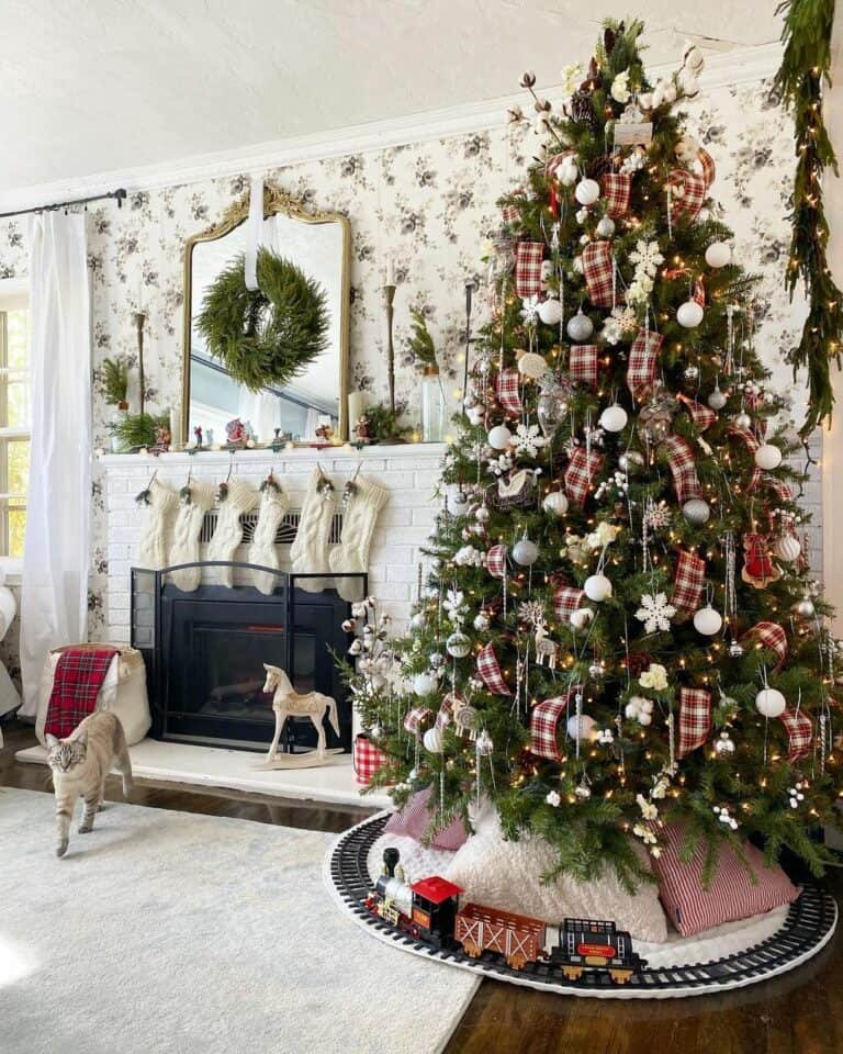 Vintage Plaid Tree