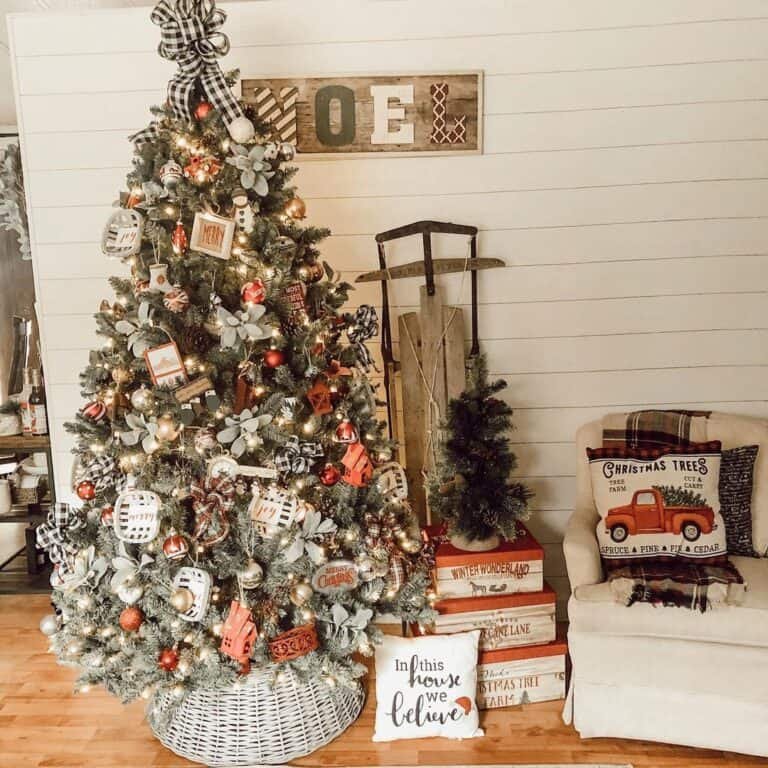Vintage Sled Display