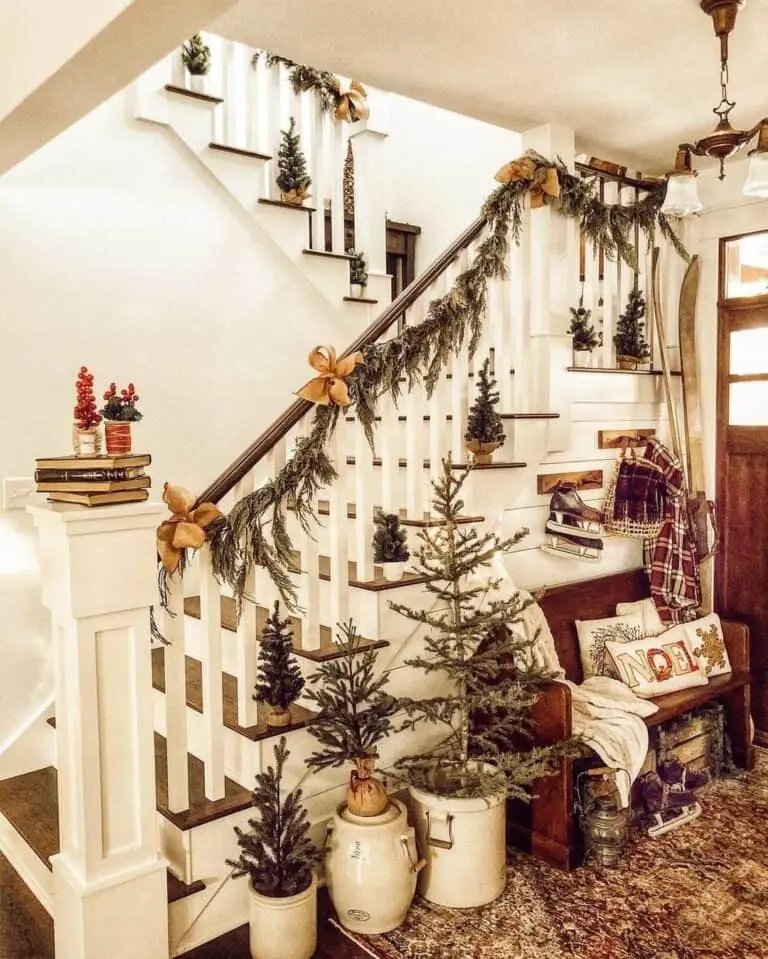 Vintage Staircase Garland