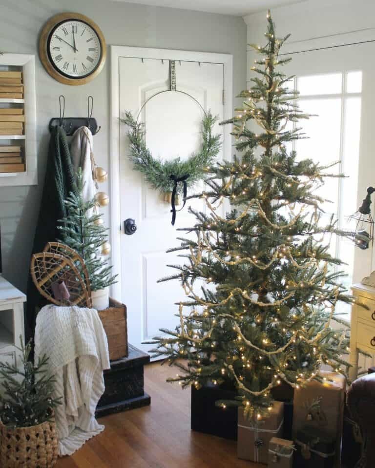 White Beaded Tree