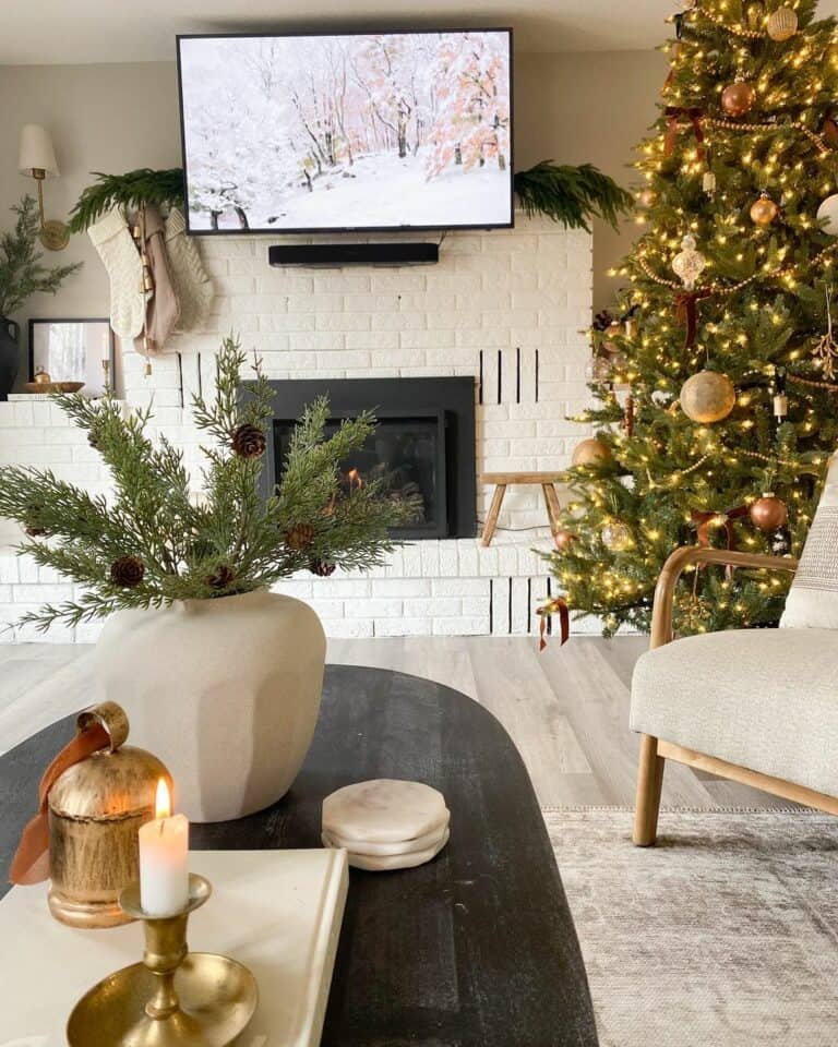 White Christmas Tree