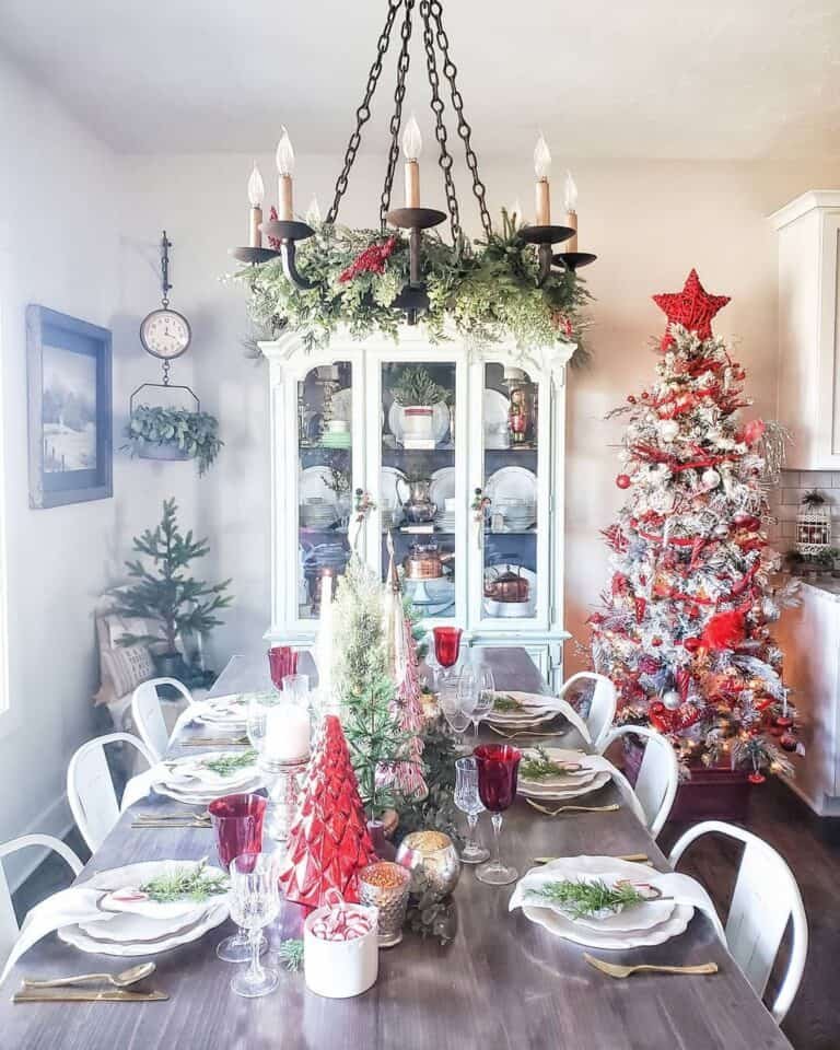 White Farmhouse Dining