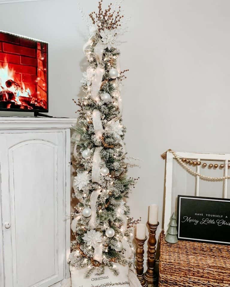 White Frosted Tree