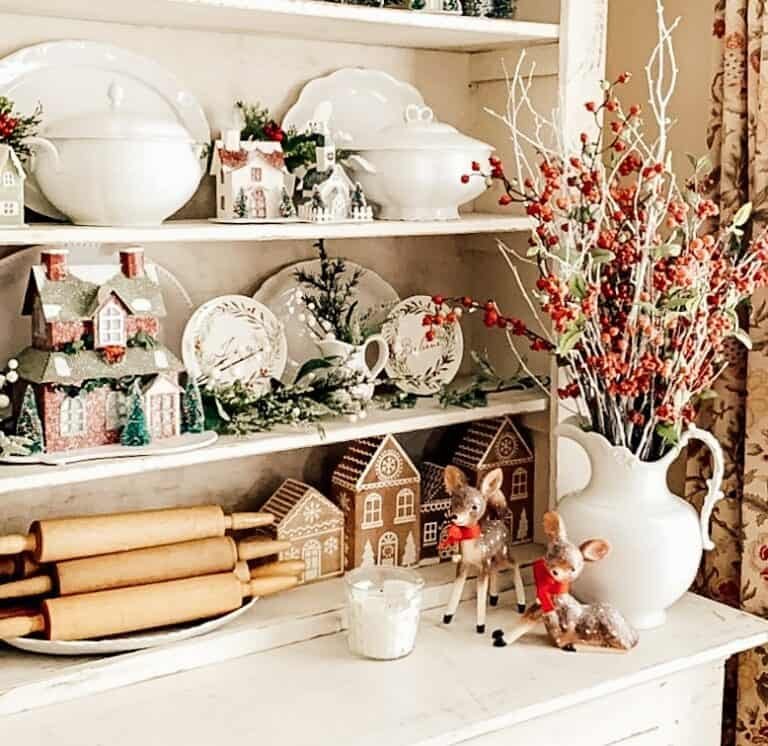 White Hutch Styling