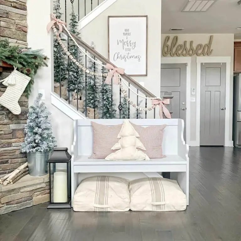 White Pink Staircase