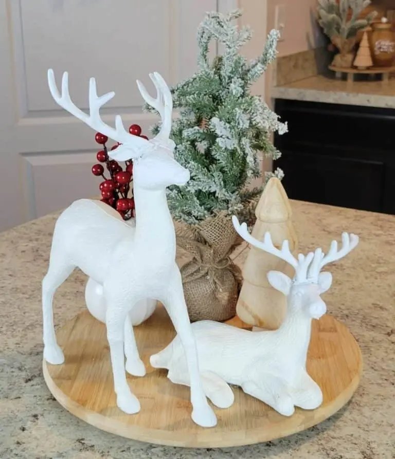 White Porcelain Reindeer