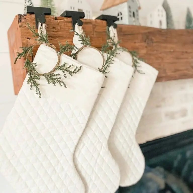 White Quilted Stockings