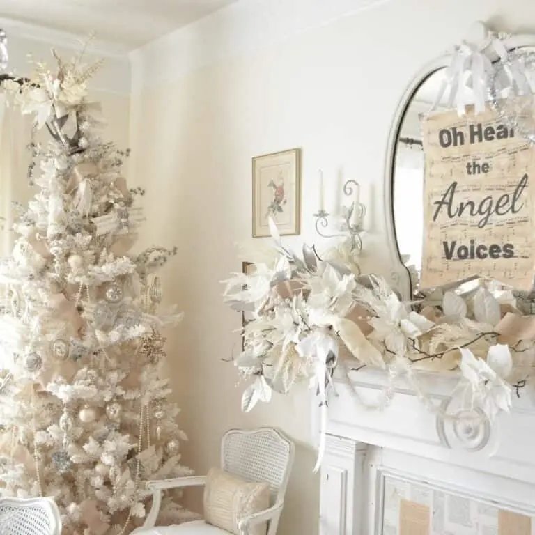 White Silver Accents