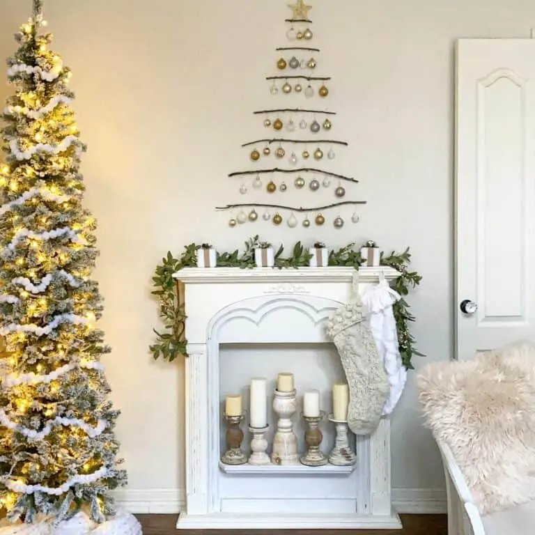 White Snowball Garland