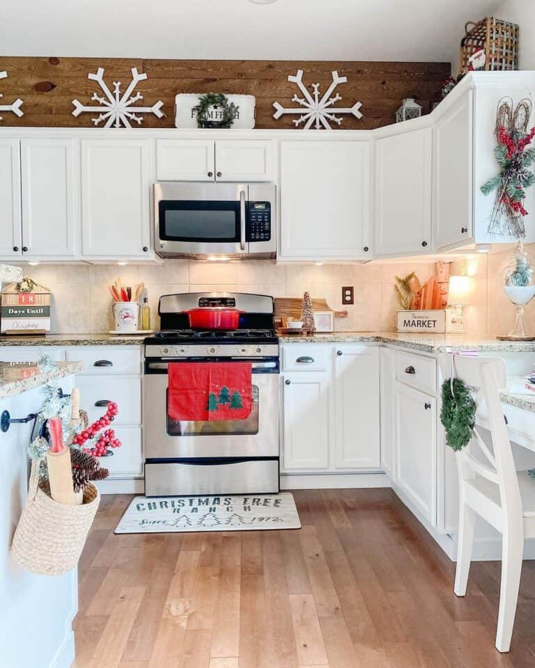 White Snowflake Ornaments