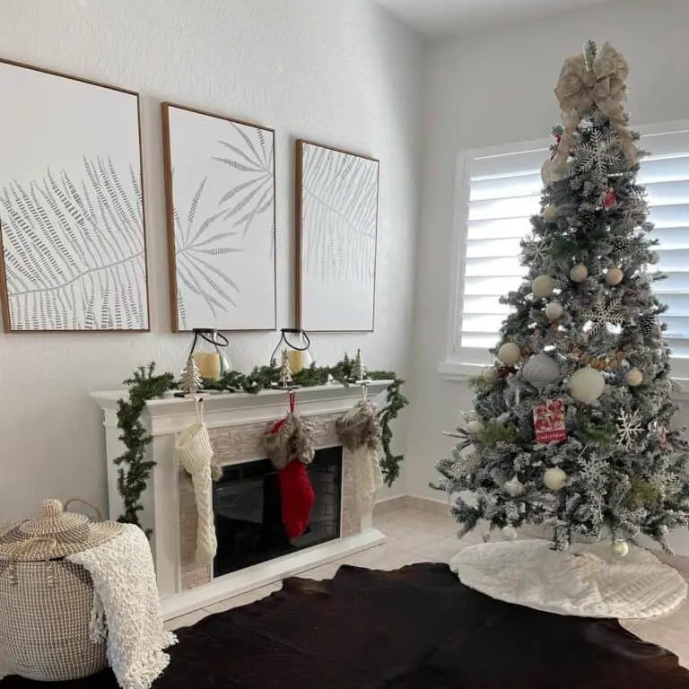 White Snowflake Ornaments