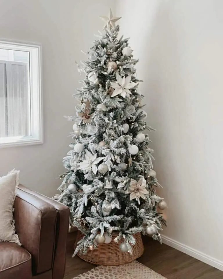 White Tree Ornaments