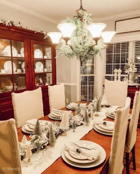 White Winter Centerpiece
