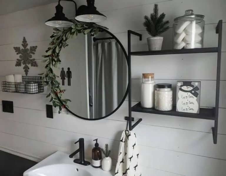 Winter Bathroom Elements
