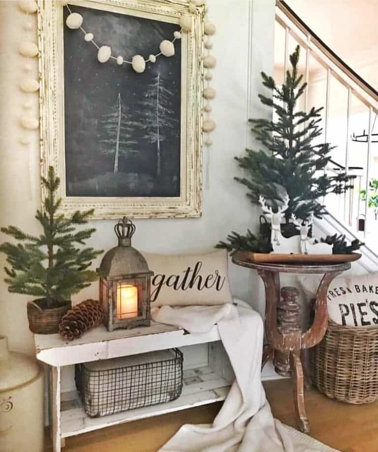 Winter Entryway Style