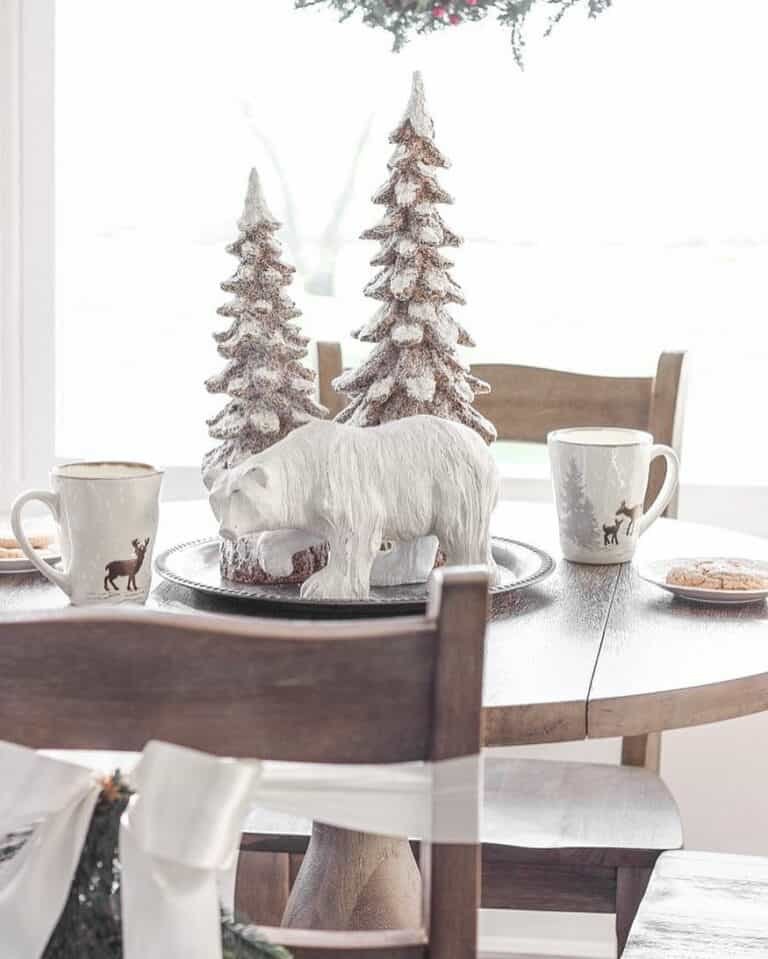 Winter Table Centerpieces