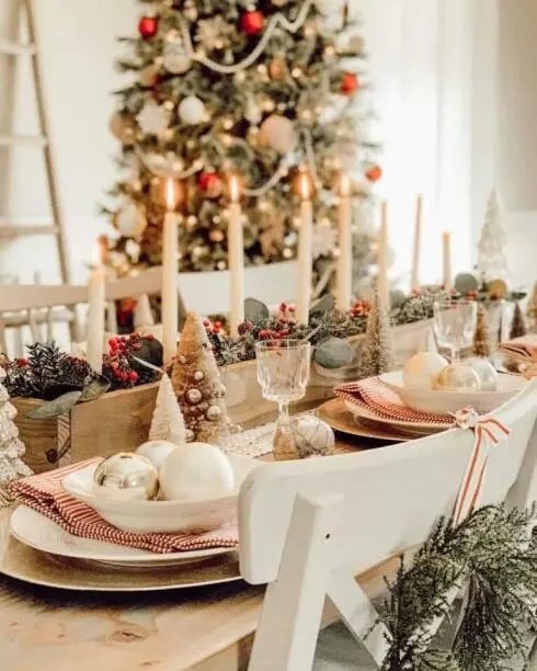 Wood Box Centerpiece